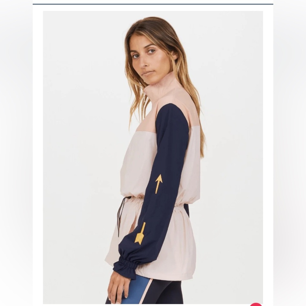 The Upside Women's Yoko Jacket XL Colour-blocked Popover 1/4 Zip Fully Lined - Picture 2 of 16